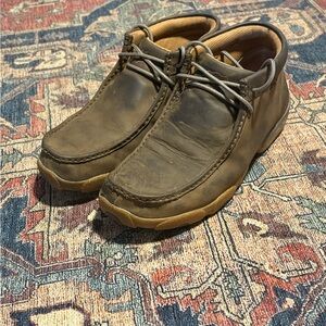 Twisted X Brown Leather Chukka Boots